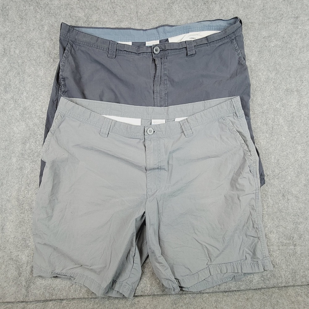 Columbia‎ Mens Shorts Lot of 2 Grey Charcoal Size 42 Casual Hiking Cotton Blend